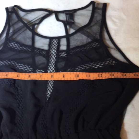 ⭐️ Forever 21 Lace, Sheer Mesh Midi Dress - Picture 4 of 14